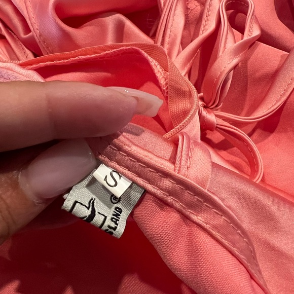 Cowl Satin Mini Dress - Picture 7 of 7